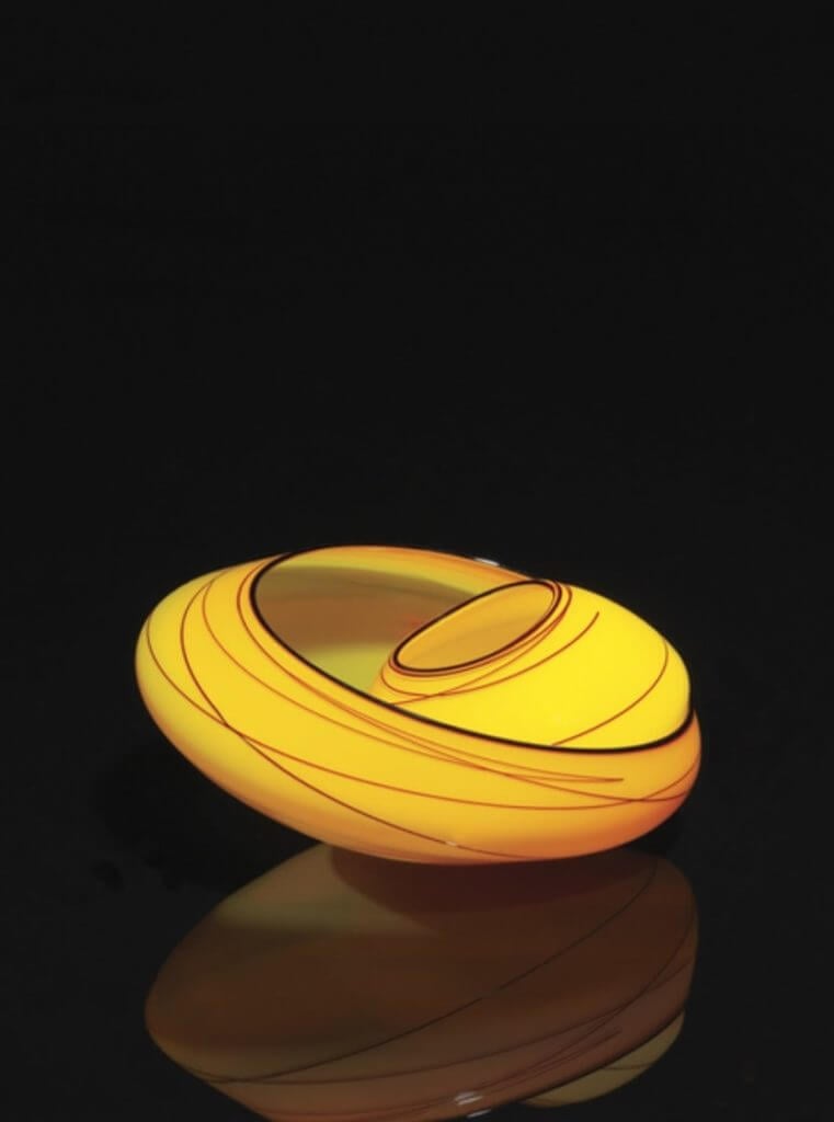 Dale Chihuly, Jasmine Basket Studio Edition, 2010, glass, 4 x 7 x 7 inches